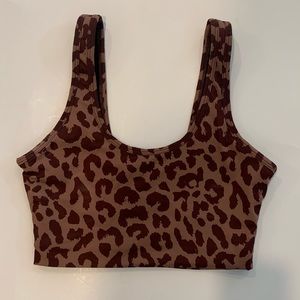 Balance athletica king cheetah dusk bra
